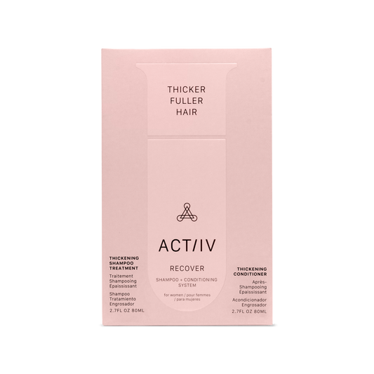 Actiiv 2.7oz Recover for Hair Loss Women Duo Box