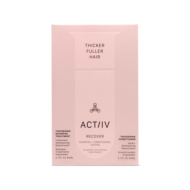 Actiiv 2.7oz Recover for Hair Loss Women Duo Box
