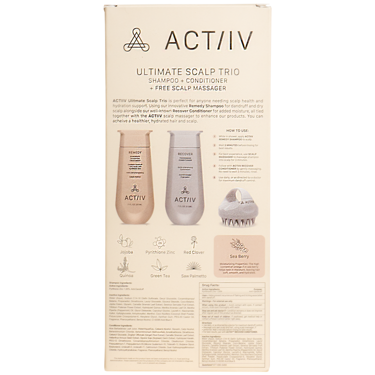 ULTIMATE SCALP TRIO FOR DANDRUFF + DRY ITCHY SCALP
