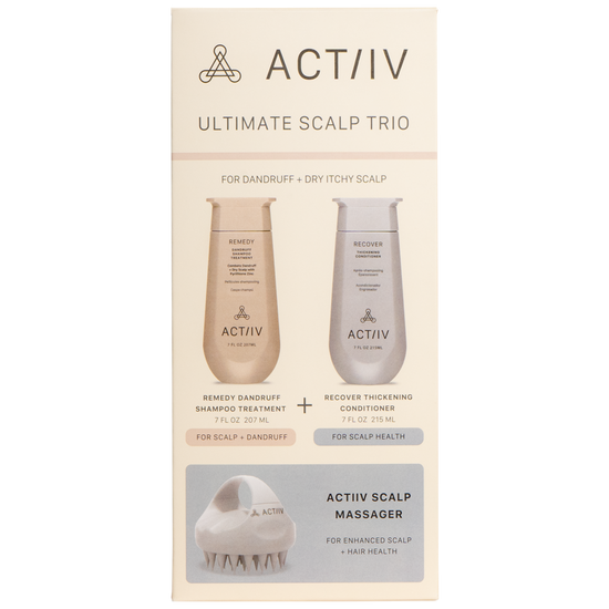 ULTIMATE SCALP TRIO FOR DANDRUFF + DRY ITCHY SCALP